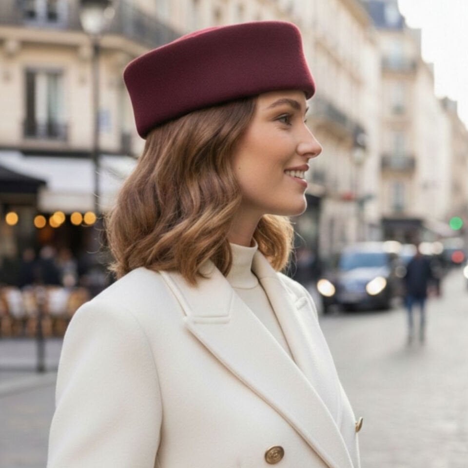 Isabella Bordo Renk Şapka