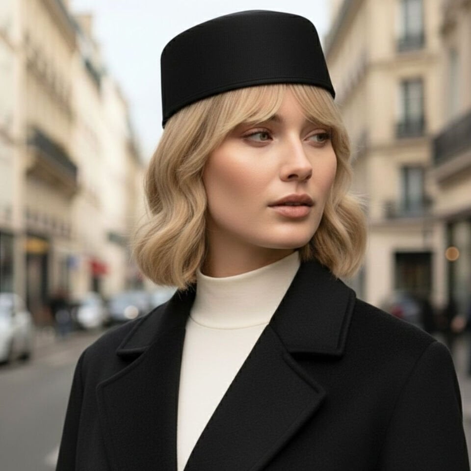 Lisa  Siyah Renk Şapka