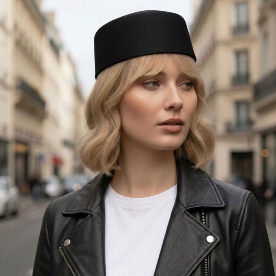 Lisa  Siyah Renk Şapka