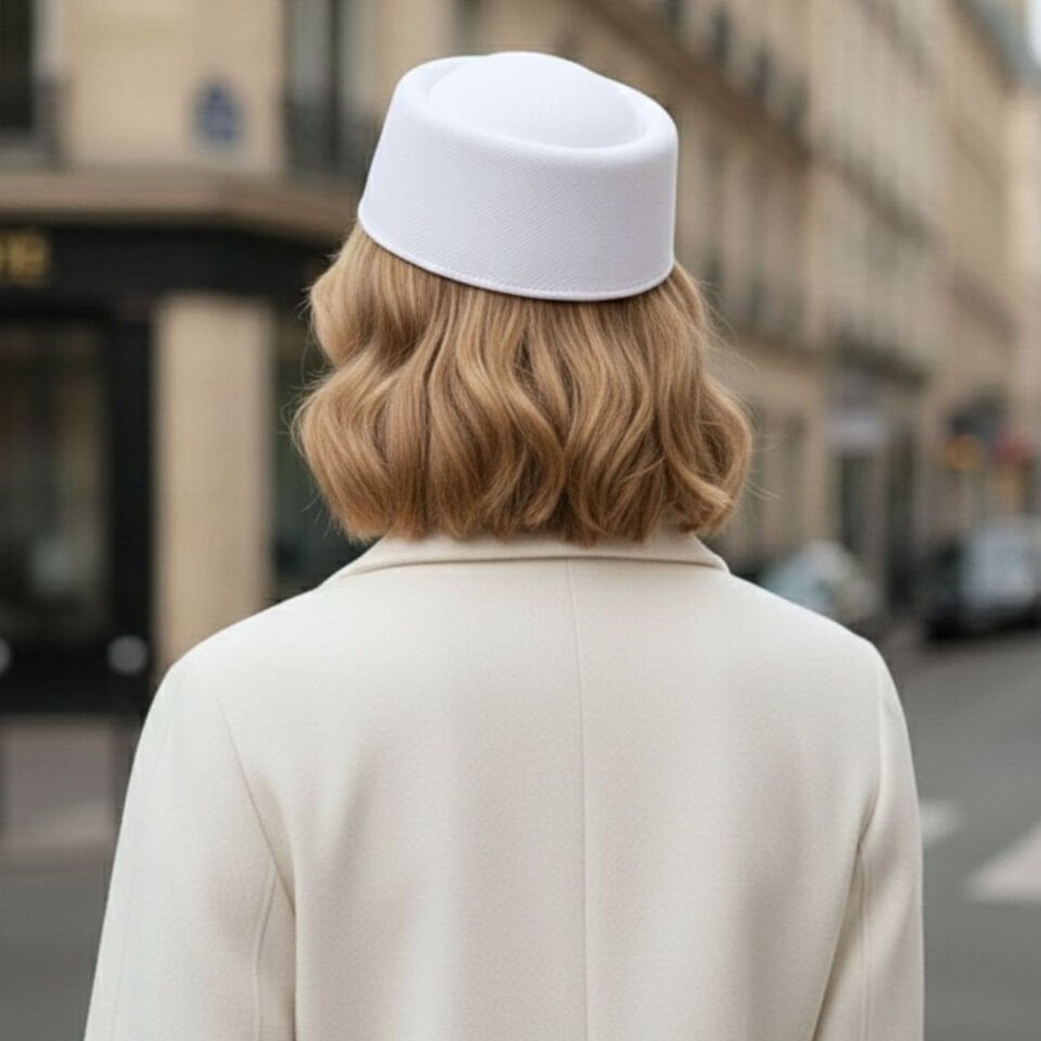 Lisa Beyaz Renk Şapka