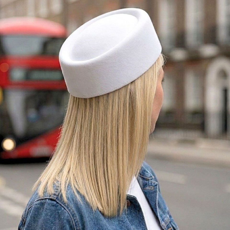 Lisa Beyaz Renk Şapka