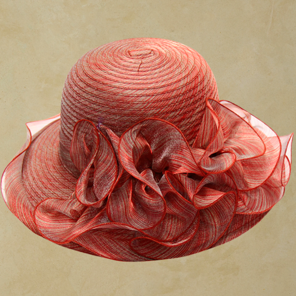 Diana Bordo Renk Şapka 35 cm