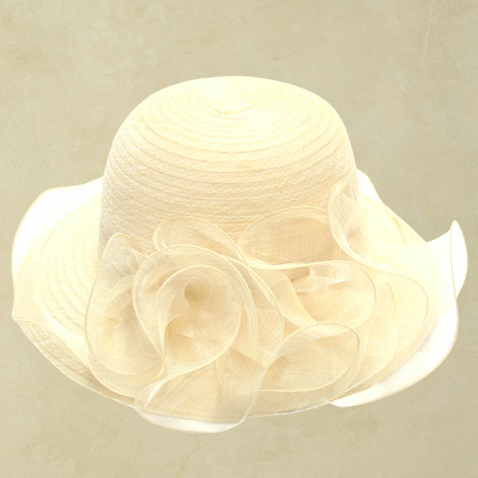 Diana Bej Renk Şapka 35 cm