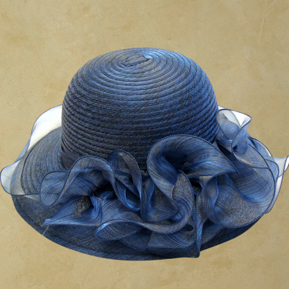 Diana Parlament Mavi Renk Şapka 35 cm