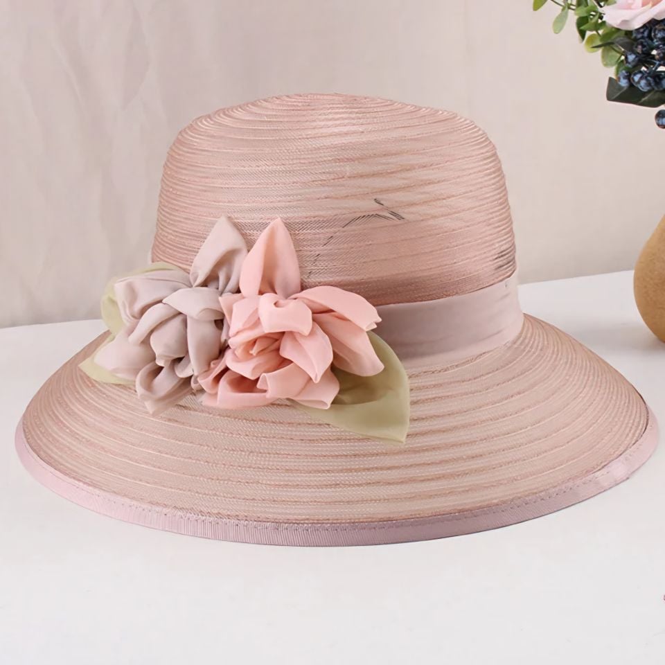 Alberta Pudra Pembe Şapka 35 cm