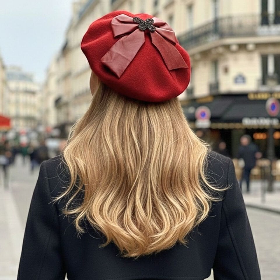 Amata Kırmızı Renk Ressam Bere Yetişkin Boy