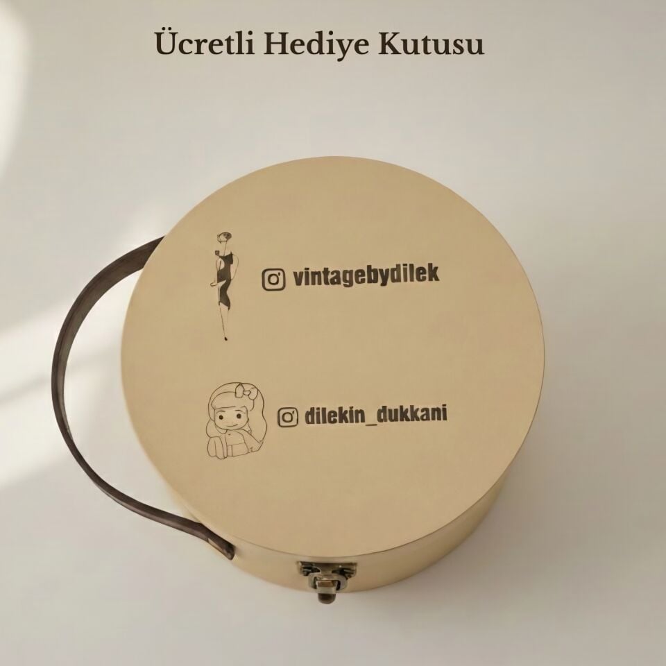 Meghan Ekru Beyaz Renk Alternatifli Şapka 30 cm
