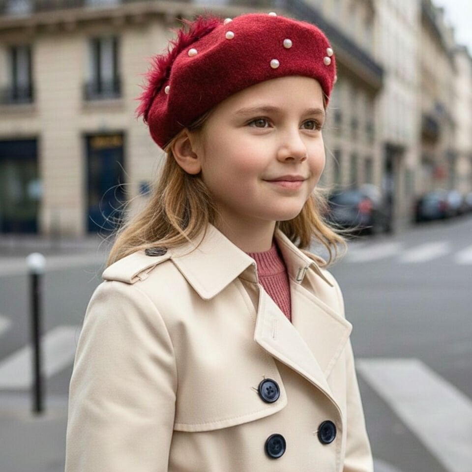 Amata Bordo Ressam Bere 5-15 Yaş Kız Çocuk