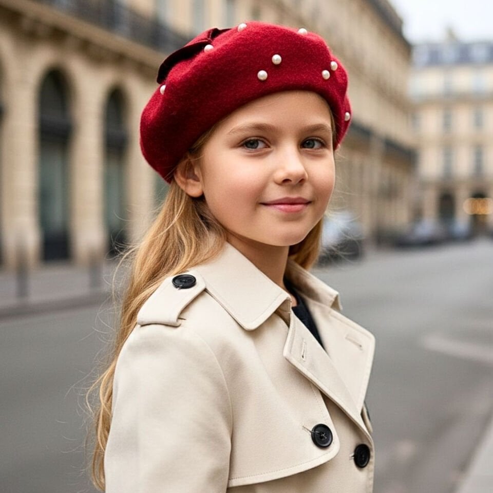 Amata Bordo Ressam Bere 5-15 Yaş Kız Çocuk