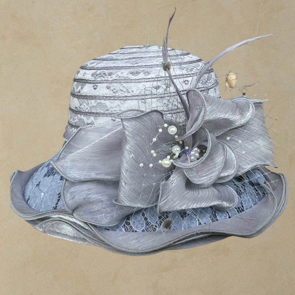 Meghan Gri Renk Alternatifli Şapka 30 cm