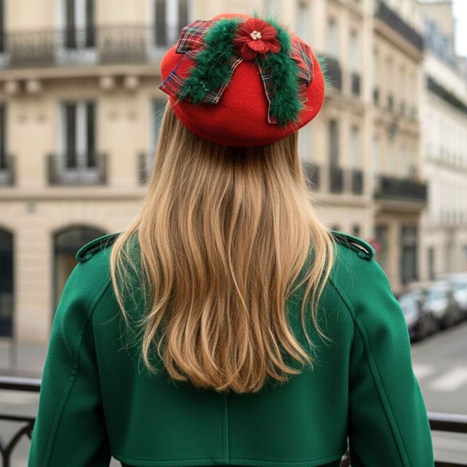 Amata Kırmızı Renk Ressam Bere Yetişkin Boy S Beden