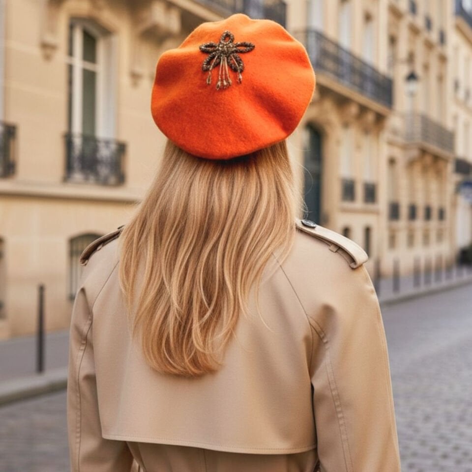 Amata Turuncu Renk Ressam Bere Yetişkin Boy