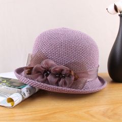 Fayette Mor Renk Şapka 26 cm