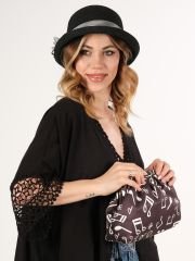 Fayette Siyah Renk Şapka 26 cm