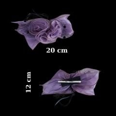 Orva  Eskitme Mor Renk Alternatifli  Şapka 28 cm