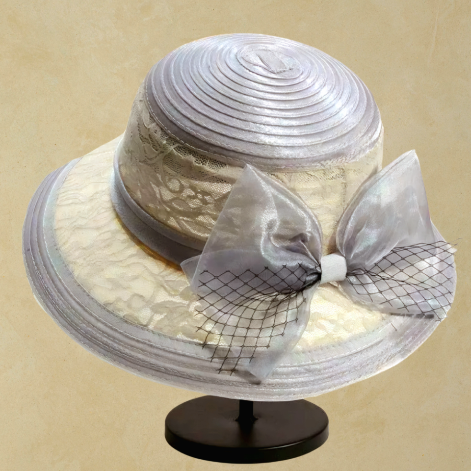 Beatrice Gri Renk Şapka 35 cm