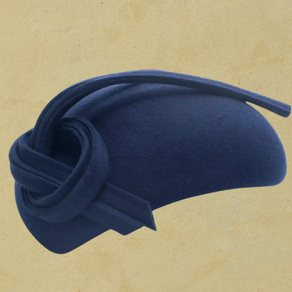 Eleanor Lacivert Renk Örgü Model  Vualet Şapka