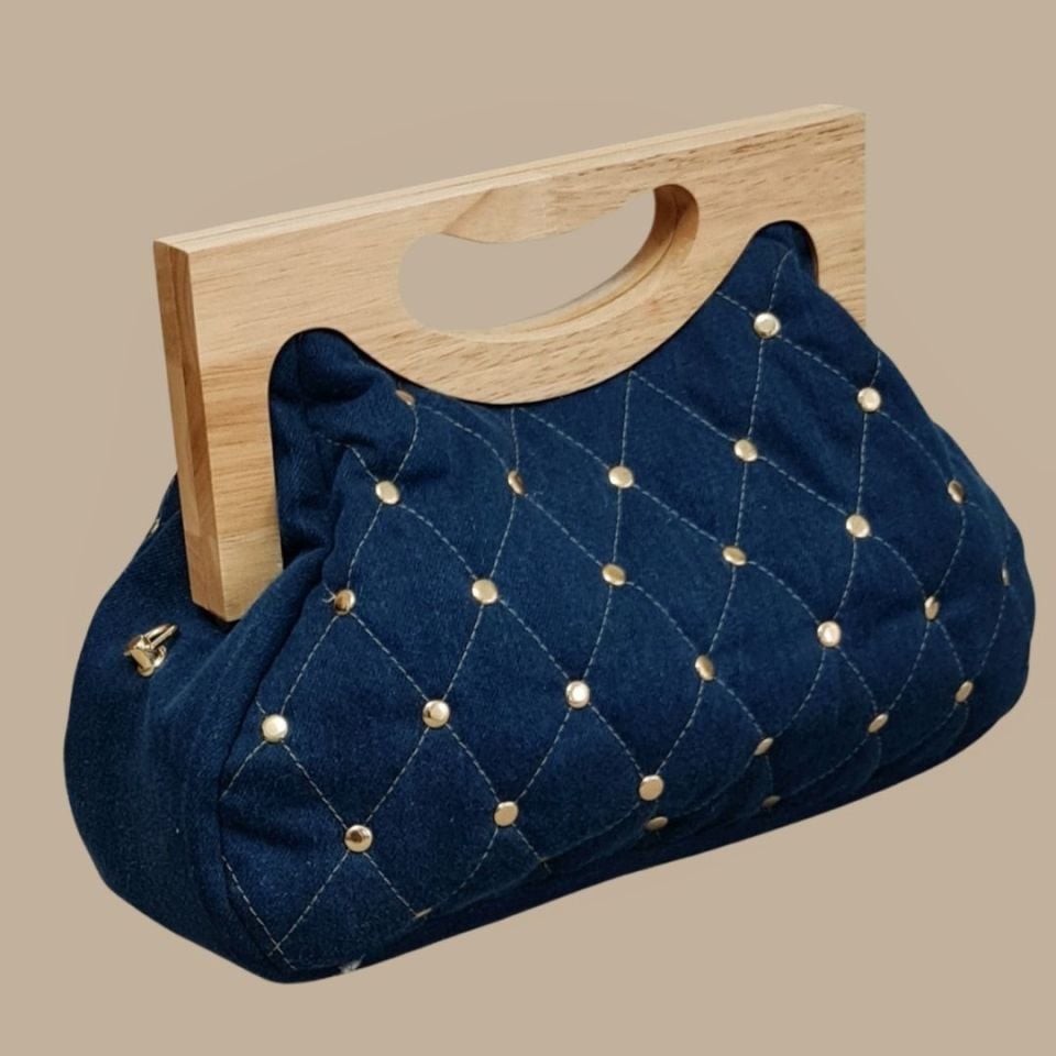 Denim Model Koyu Mavi Kot Tasarım Çanta