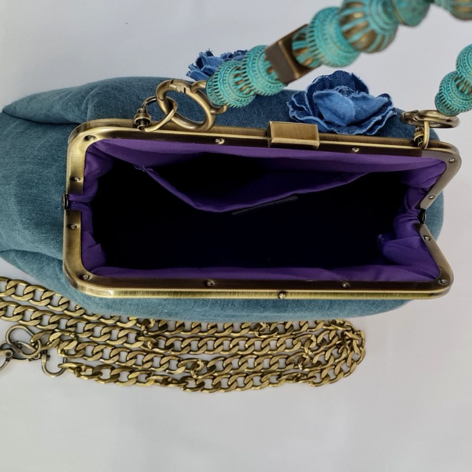 Denim Model Mavi Renk Kot Tasarım Çanta