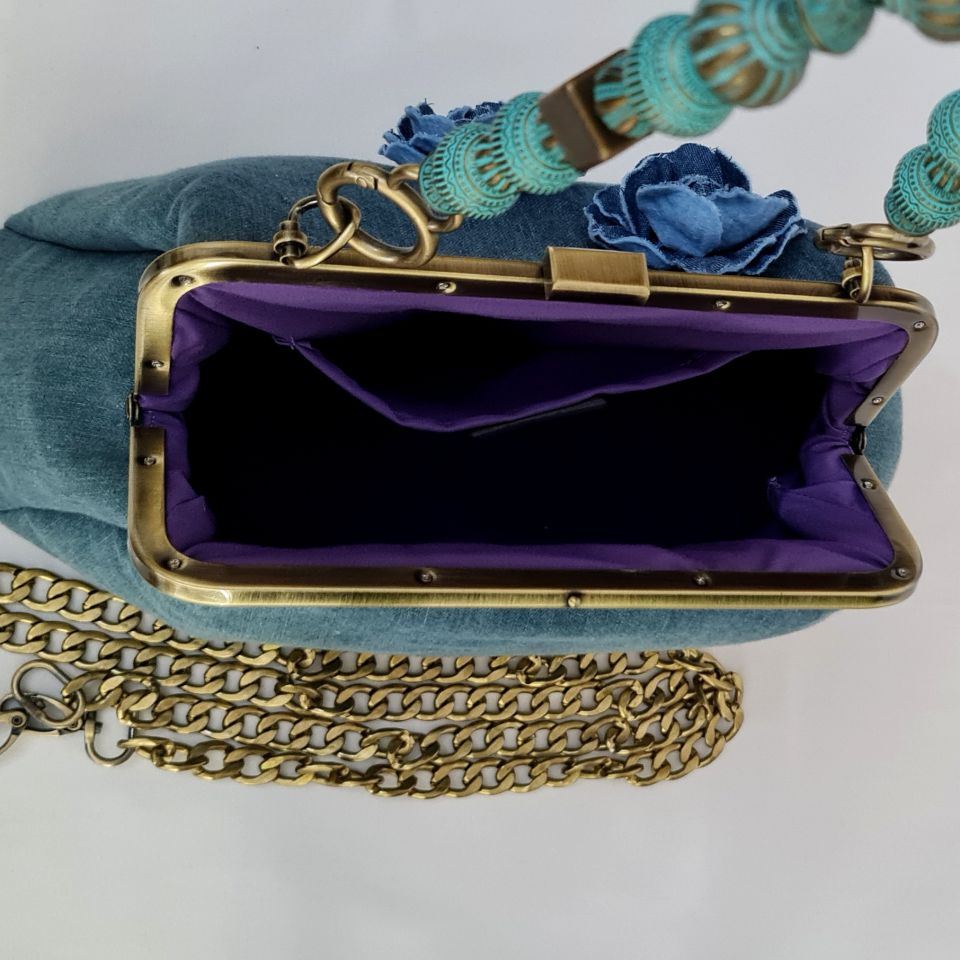 Denim Model Mavi Renk Kot Tasarım Çanta