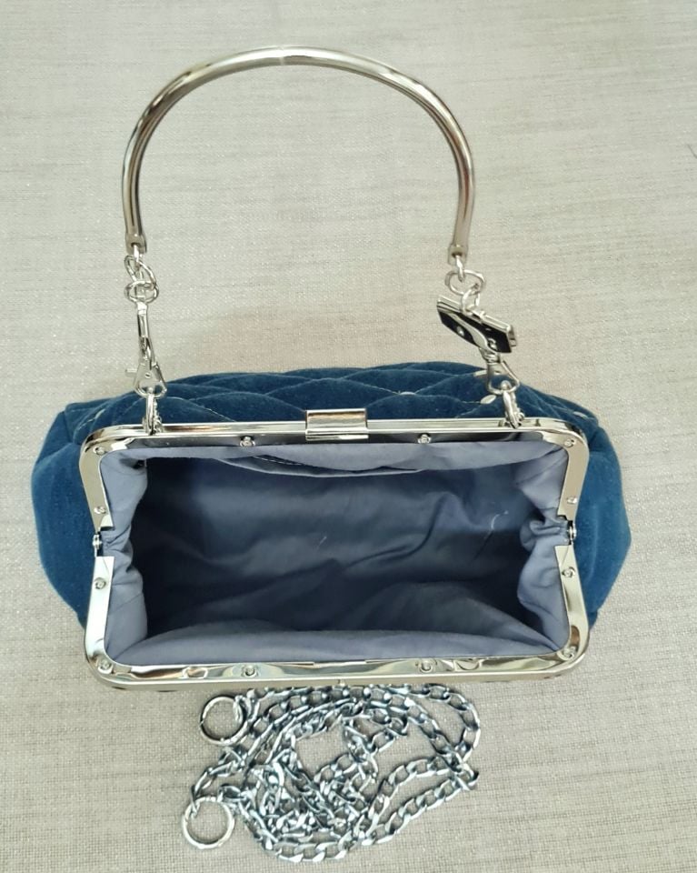 Denim Model Koyu Mavi Kot Tasarım Çanta