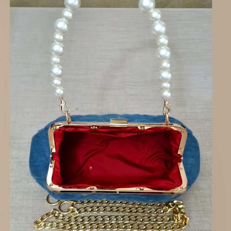 Denim Model Mavi Renk Eskitme Kot Tasarım Çanta