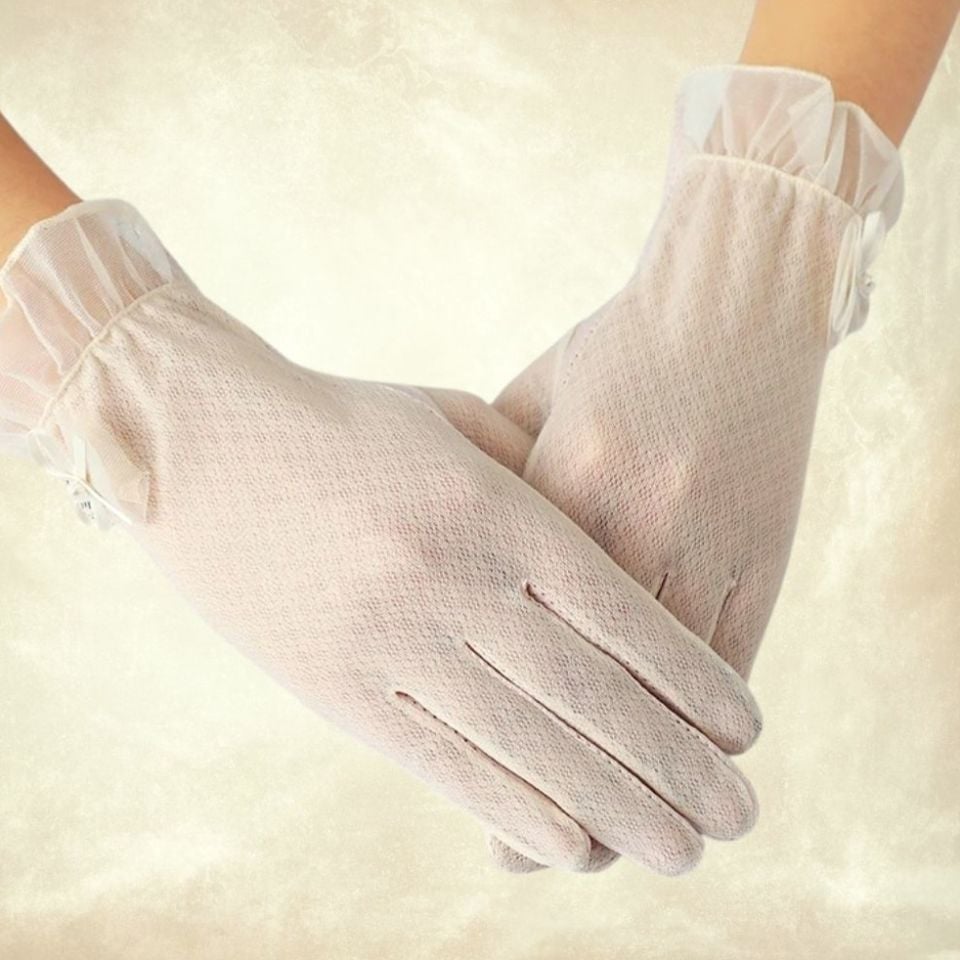 Krem Renk Sürüş Eldiveni