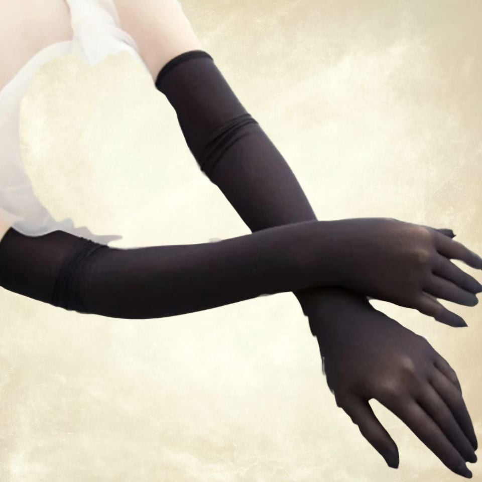 Leydi Siyah Tensel Eldiven 55 cm