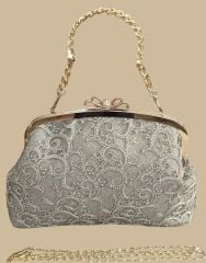 Fiyonk Model Vizon Renk Dantel Tasarım Çanta