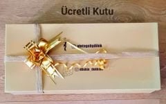 Fiyonk Model Siyah Gold Dantel Tasarım Çanta