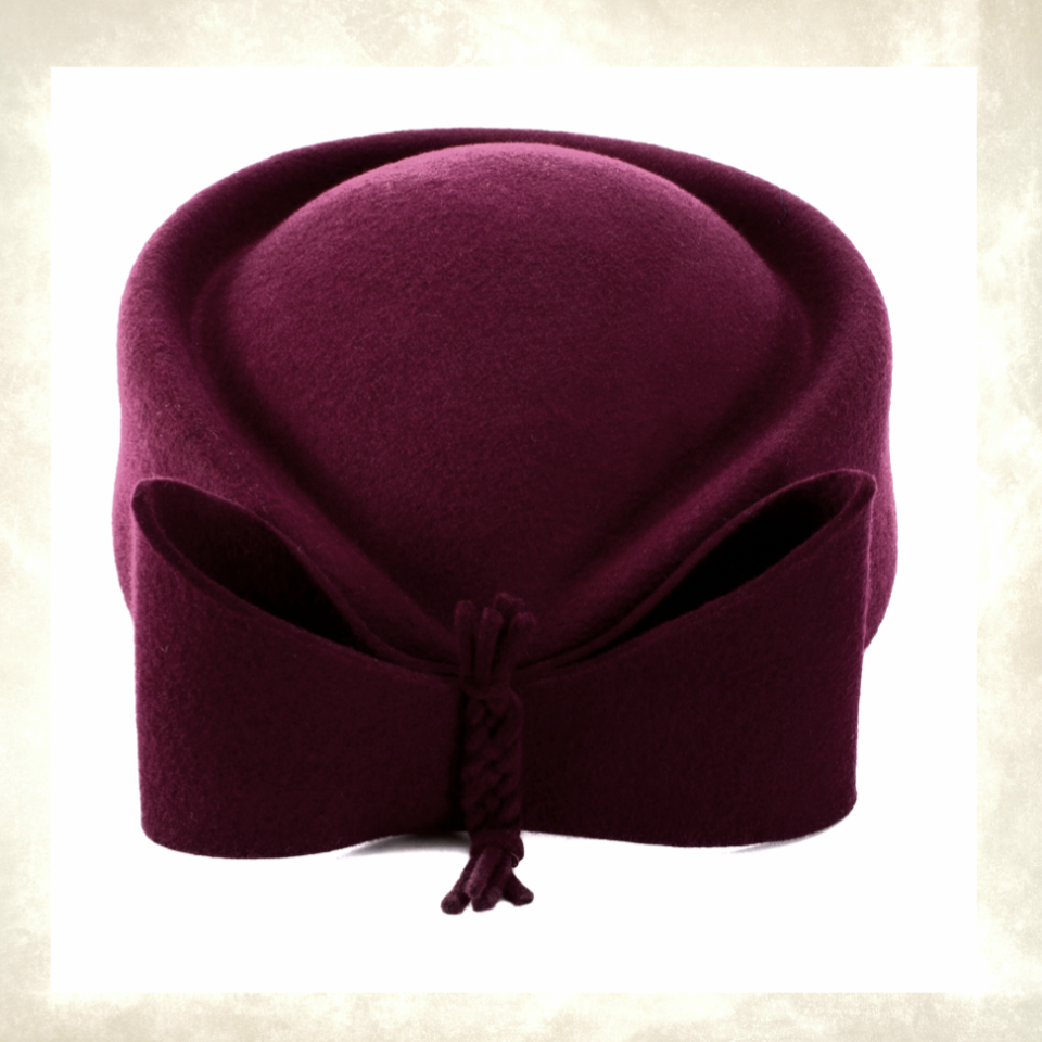 Catherine Bordo Renk  Vualet Şapka