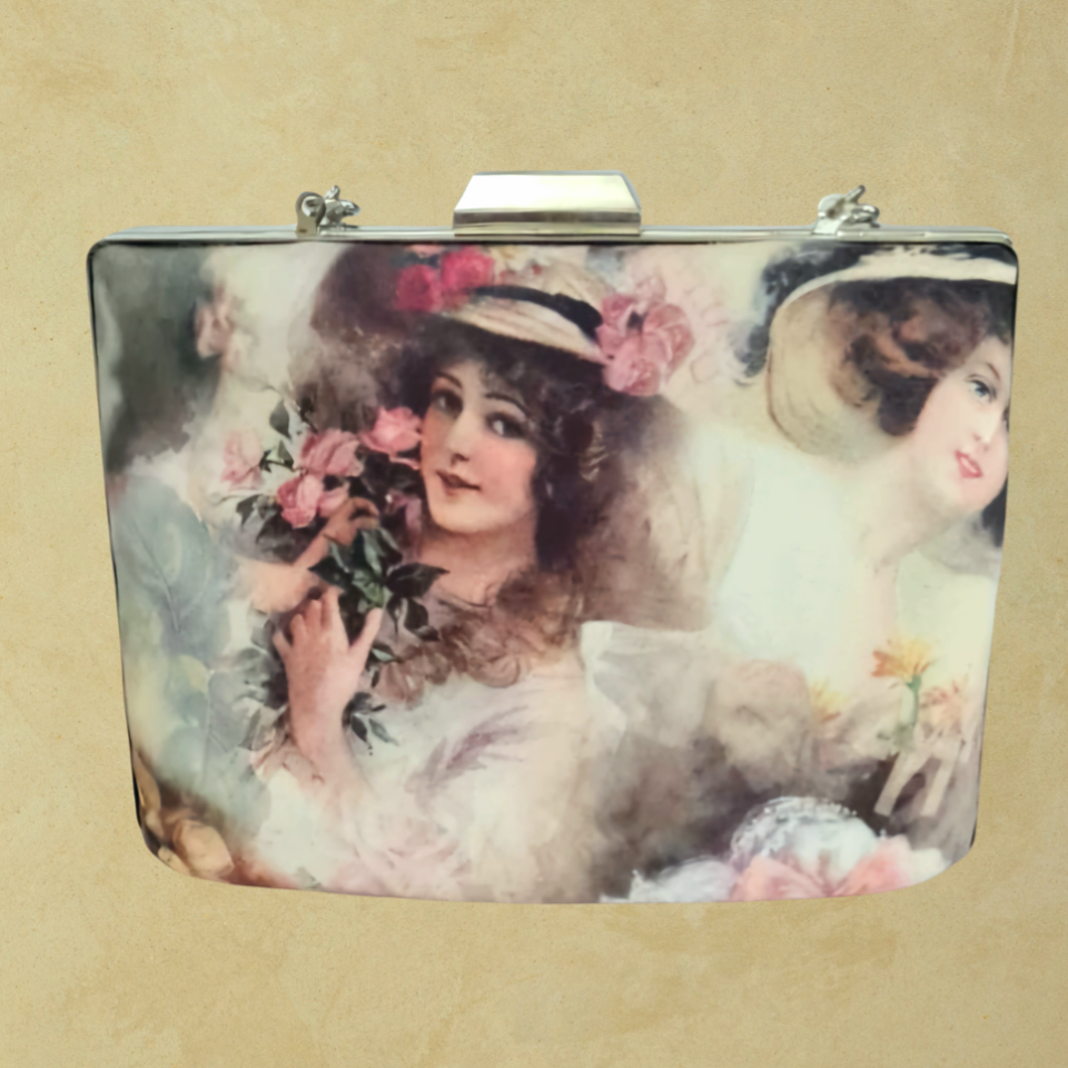 Kutu Model Kadınlar Desenli Tasarım  Çanta