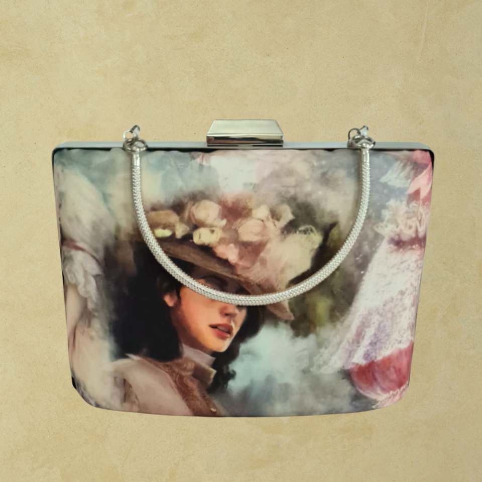 Kutu Model Kadınlar Desenli Tasarım  Çanta