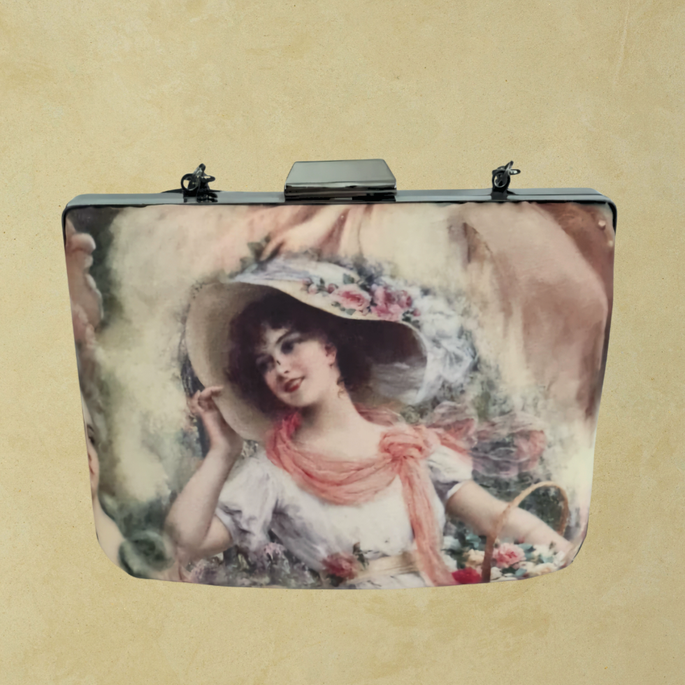 Kutu Model Kadınlar Desenli Tasarım Çanta