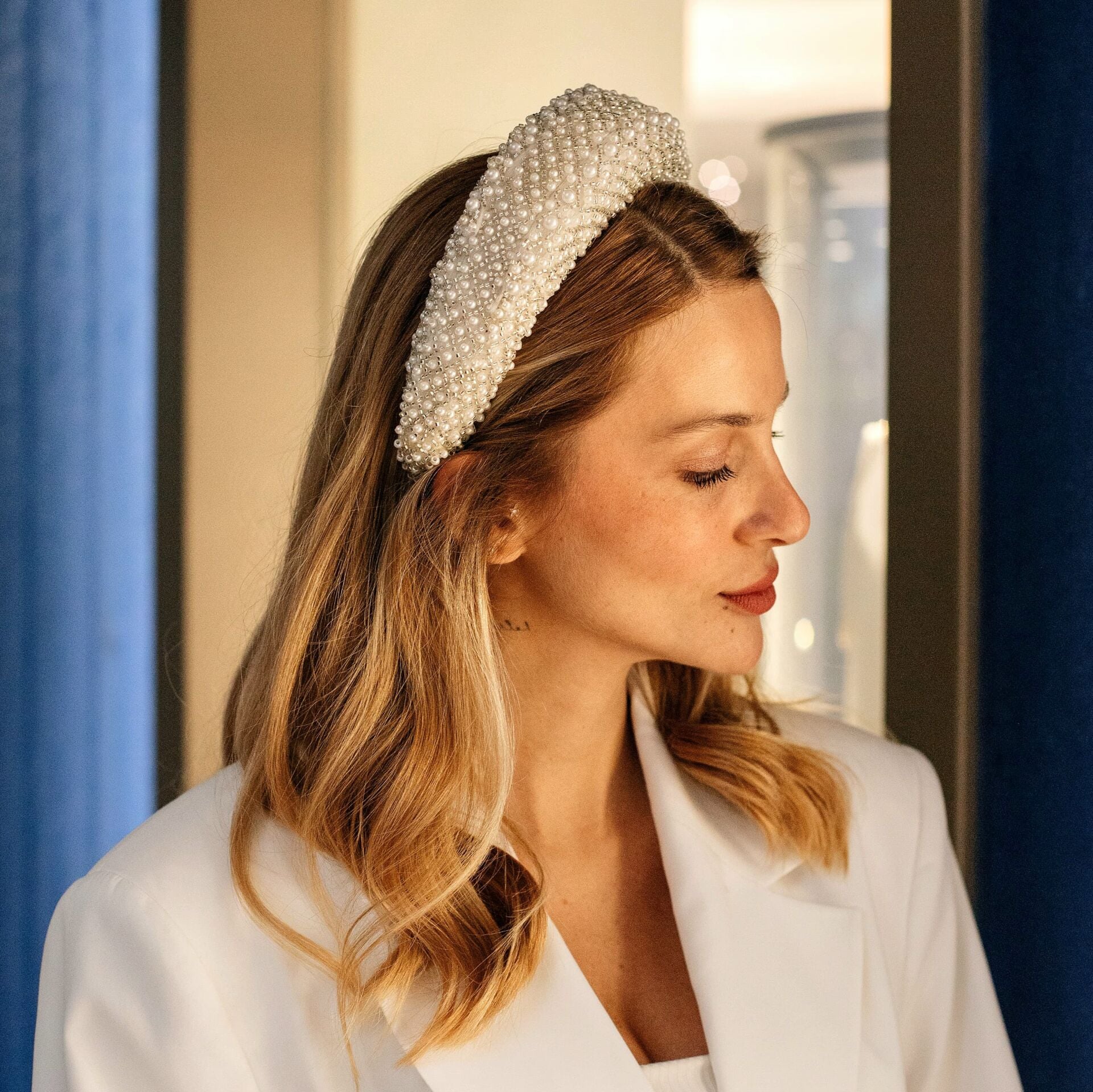 Mila Sarmaşık Taç Beyaz Renk