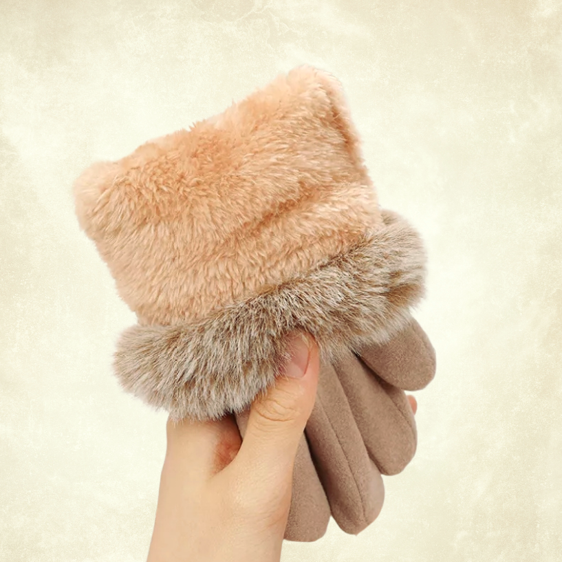 Kardelen Camel Renk Su Geçirmez Kış  Eldiven