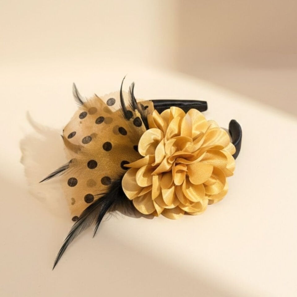 Mila Siyah Gold Renk Taç