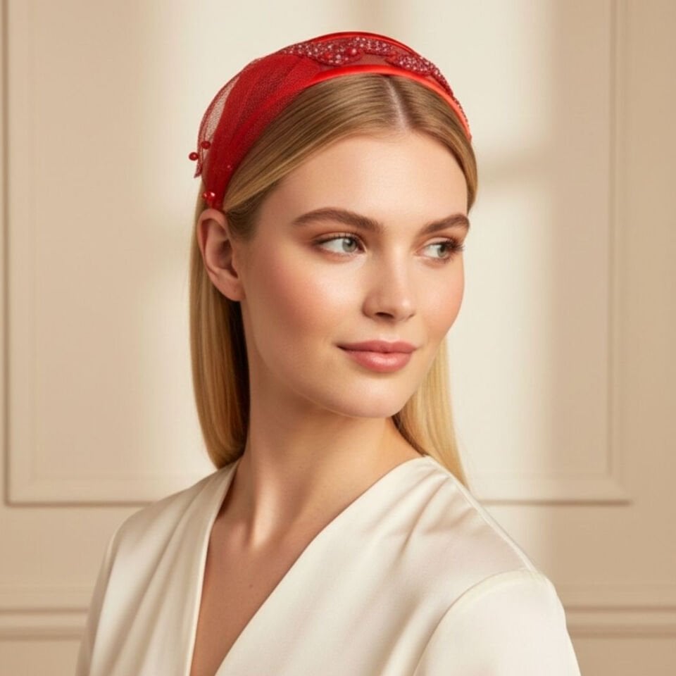 Mila Kırmızı Renk Taç