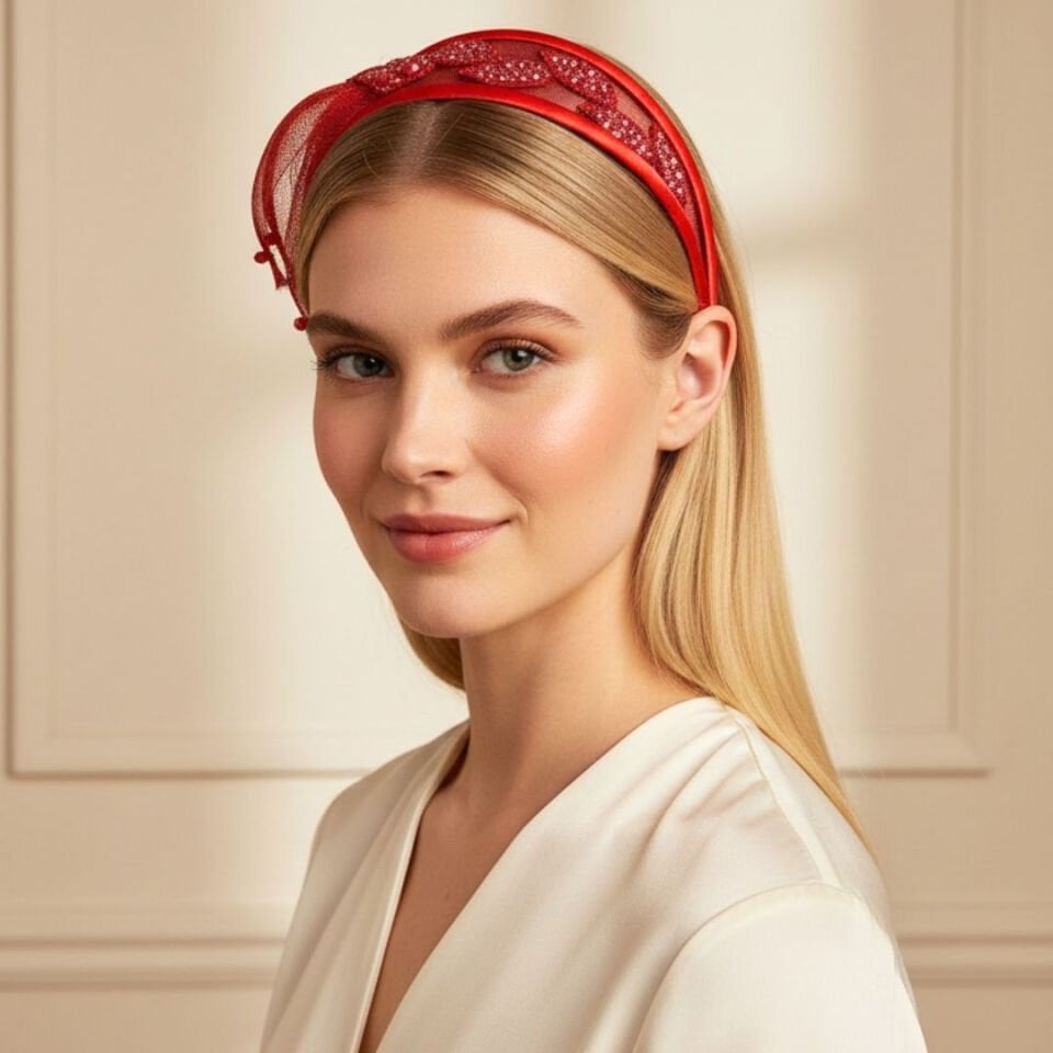 Mila Kırmızı Renk Taç