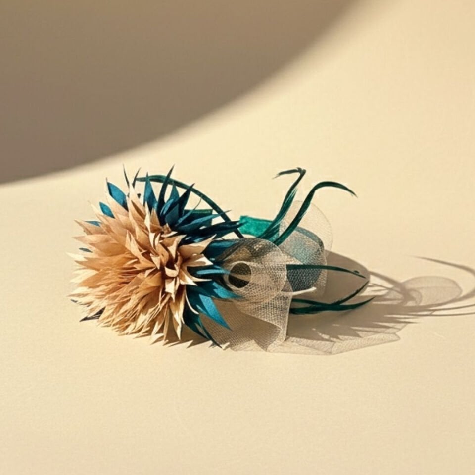 Mila Yeşil Renk Kadife Taç