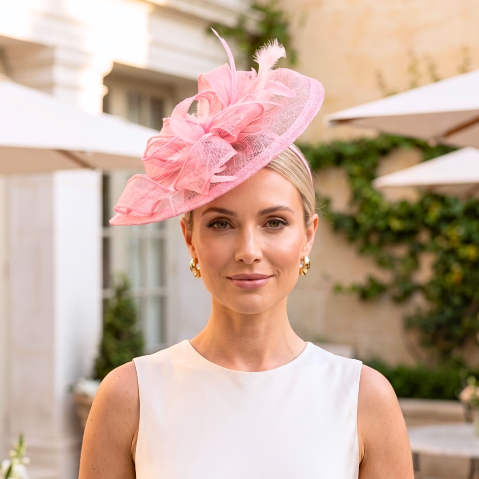 Carmen Pembe Renk Vualet 30 cm Özel Şapka Kutulu