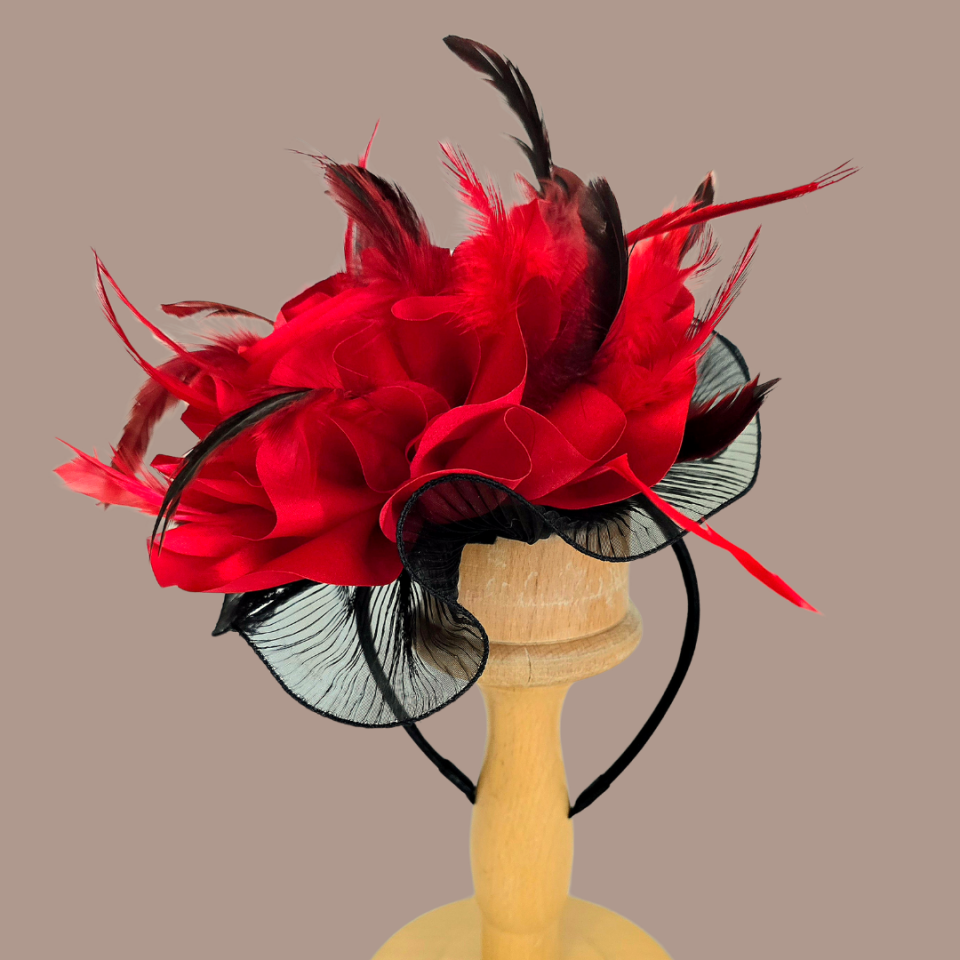 Mila Kırmızı Siyah Renk Vualet