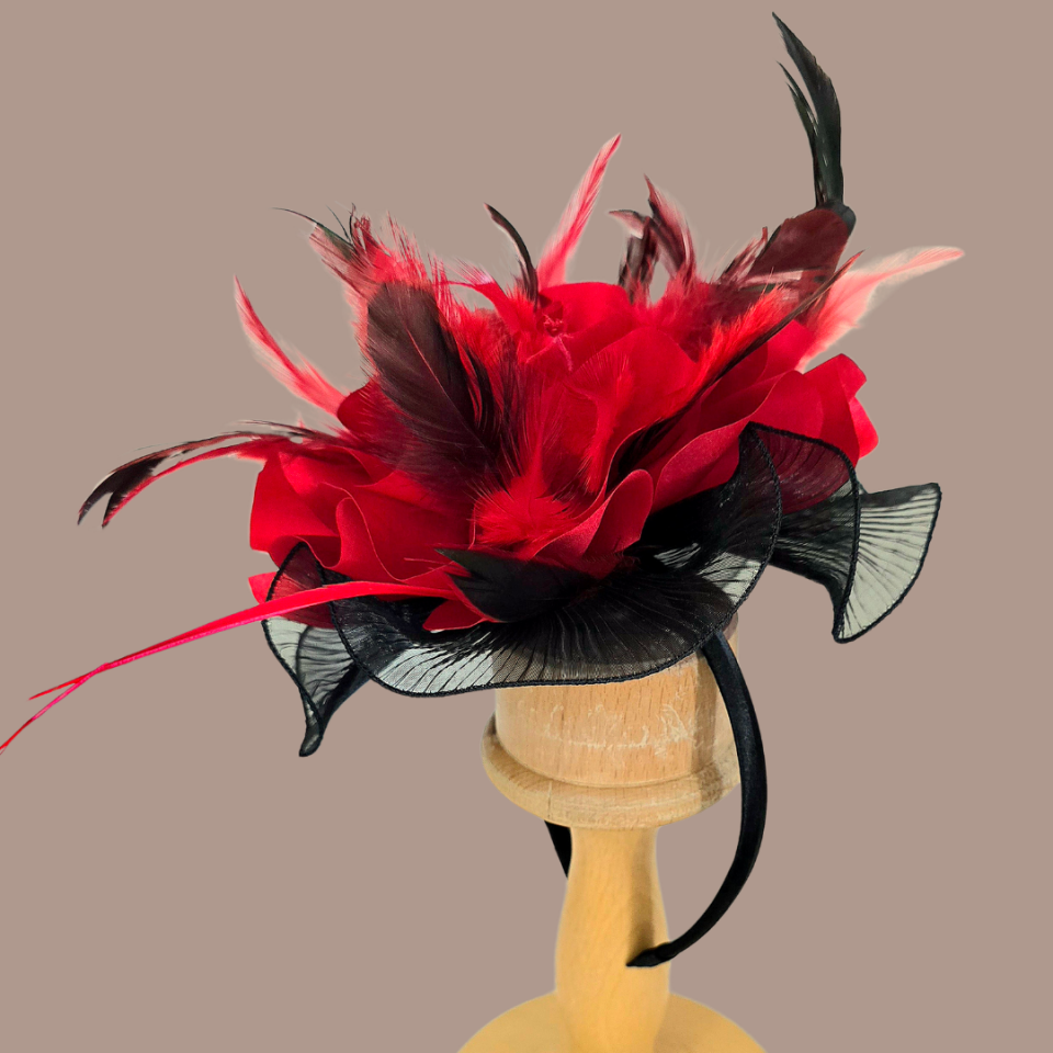 Mila Kırmızı Siyah Renk Vualet