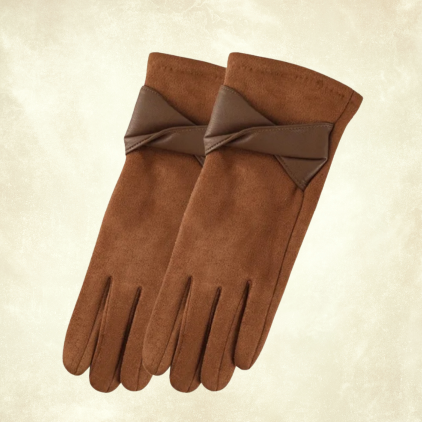 Kontes Taba Süet Dokulu Kış Eldiven