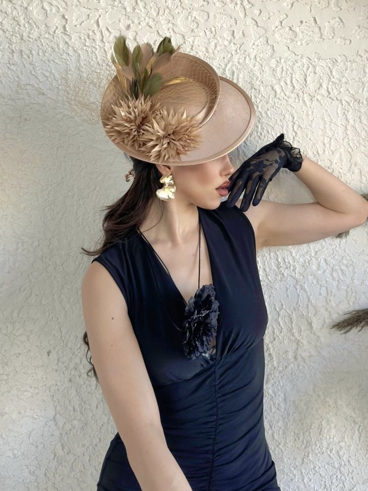 Esta Gold Bej Haki Renk Vualet 30 cm