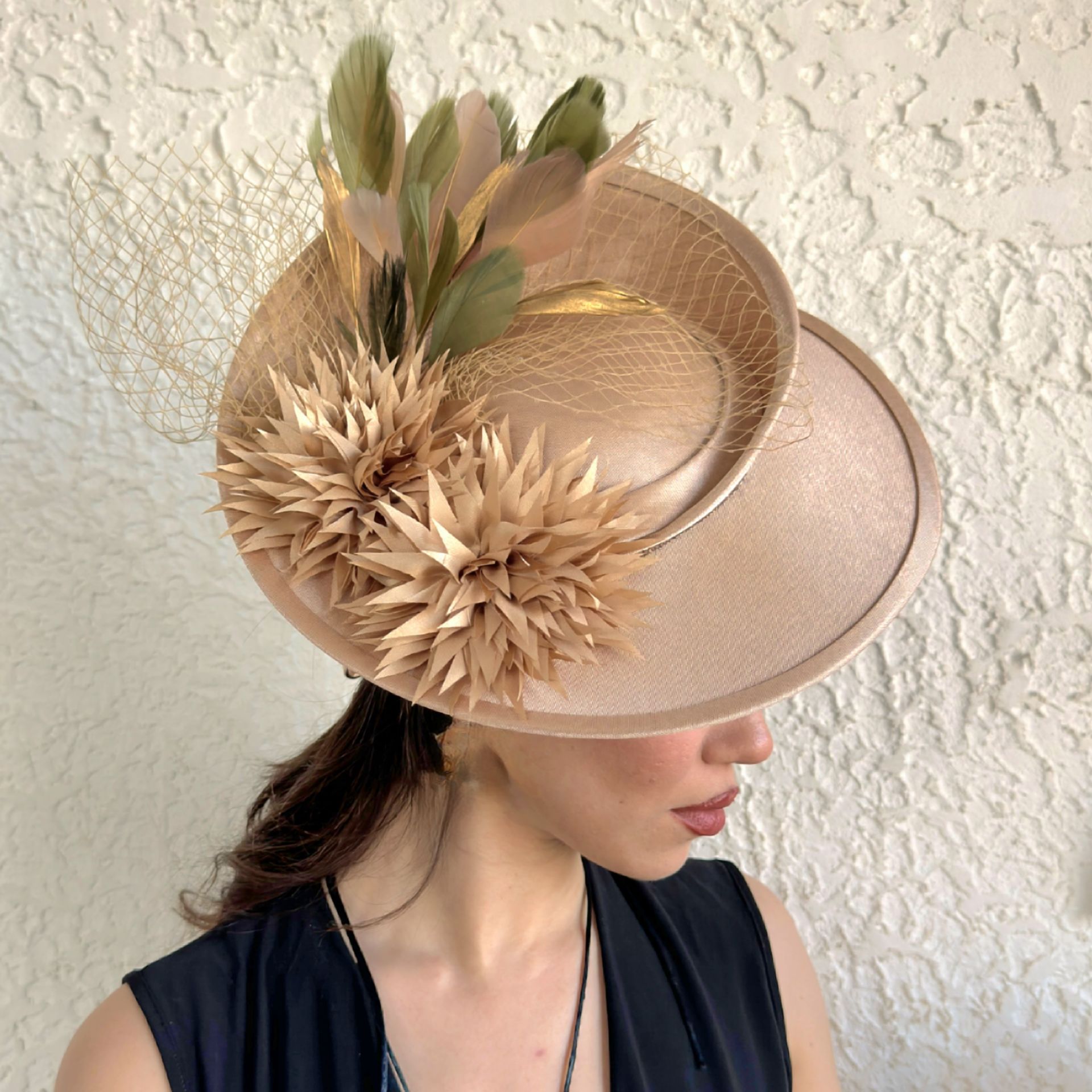 Esta Gold Bej, Haki  Renk Vualet 30 cm