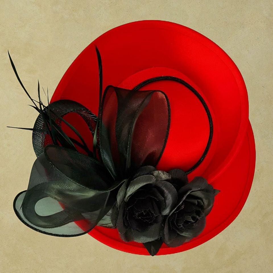 Esta Kırmızı Siyah Renk Vualet 30 cm