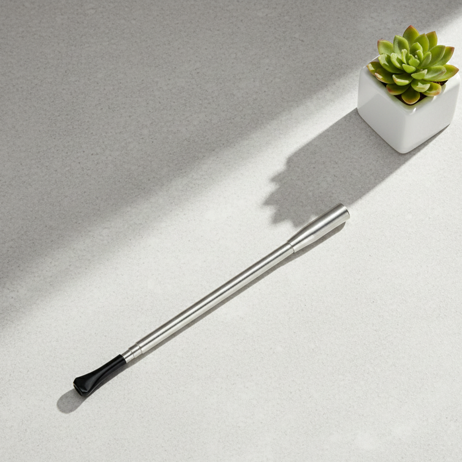 Vintage Aksesuar Ağızlık Gümüş Renk Normal Boy