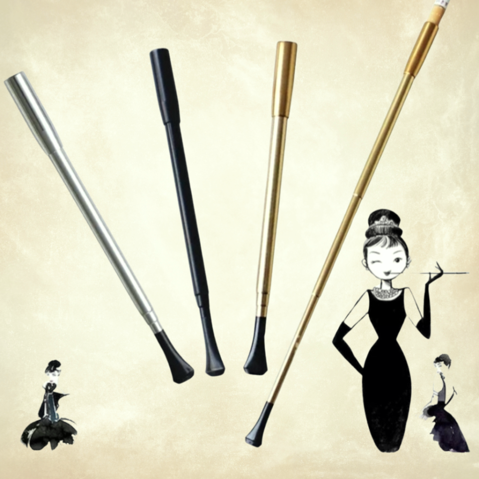 Vintage Aksesuar Ağızlık Siyah Renk Normal Boy